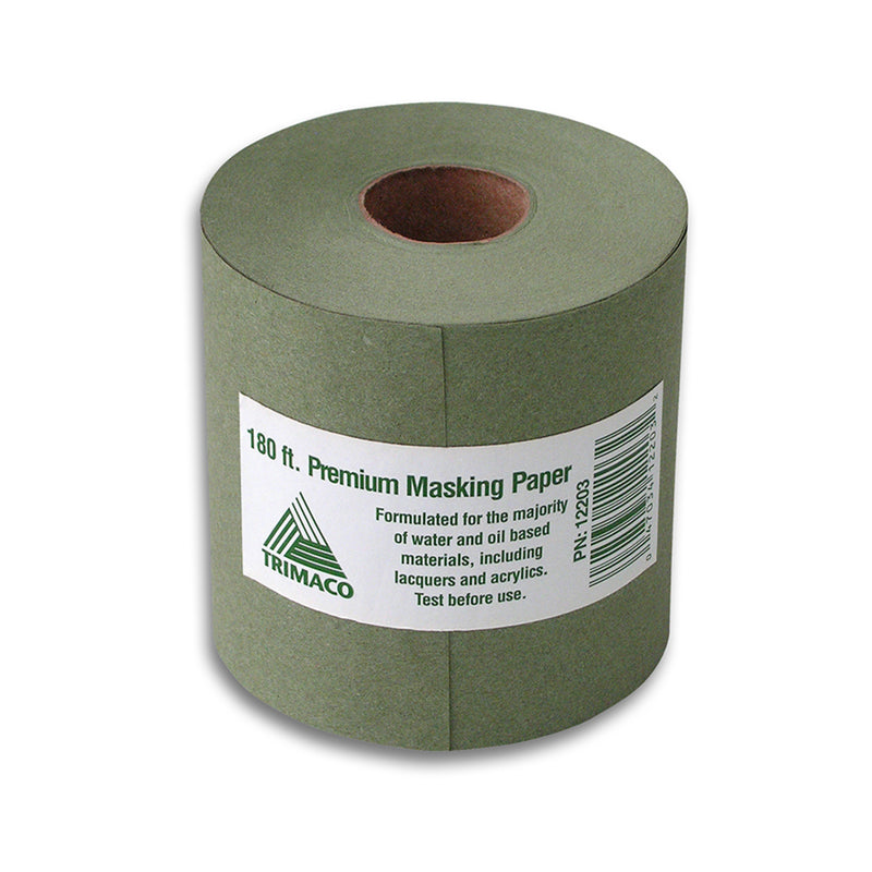 Trimaco Masking Paper 3 mil X 3 in. W X 180 ft. L Paper Green 1 pk