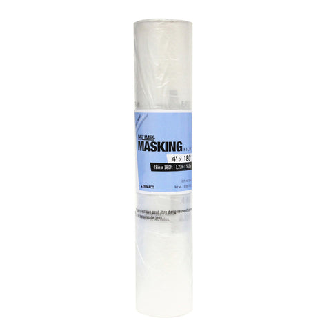 Easy Mask Masking Film 0.4 mil X 48 in. W X 180 ft. L Plastic/Vinyl Clear 1 pk (Pack of 12)