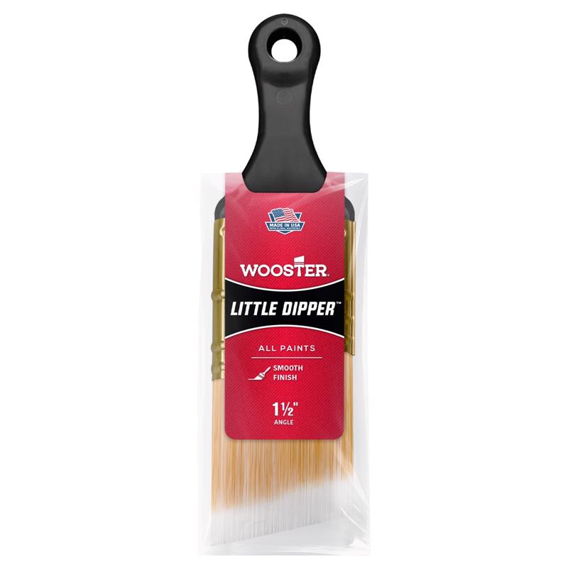 Wooster Little Dipper 1-1/2 in. Soft Angle Paint Brush (Pack of 25)