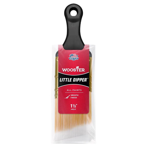 Wooster Little Dipper 1-1/2 in. Soft Angle Paint Brush (Pack of 25)