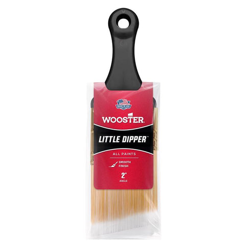Pincel de ángulo suave Wooster Little Dipper de 2 pulg. (Paquete de 25)