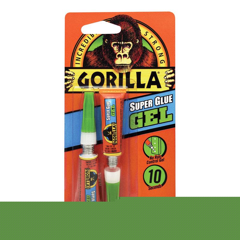 Gorilla High Strength Glue Clear Super Glue 0.11 oz (Pack of 10)