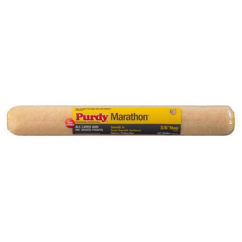 Purdy Marathon Nylon/Polyester 18 in. W X 3/8 in. Paint Roller Cover 1 pk (Pack of 6)