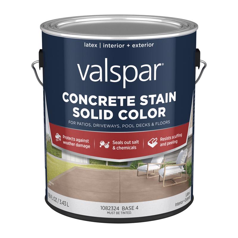 Valspar Solid Base 4 Concrete Stain 1 gal (Pack of 4)