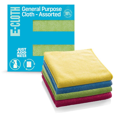 E-Cloth Microfiber Cleaning Cloth 12.5 in. W X 12.5 in. L 4 pk (Pack of 5)