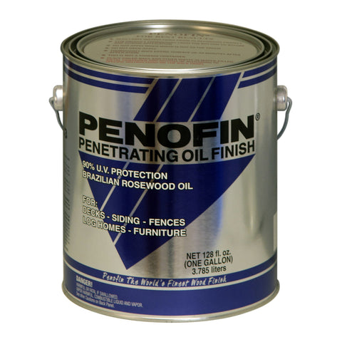 Penofin Transparent Matte Western Red Cedar Oil-Based Penetrating Wood Stain 1 gal (Pack of 4)