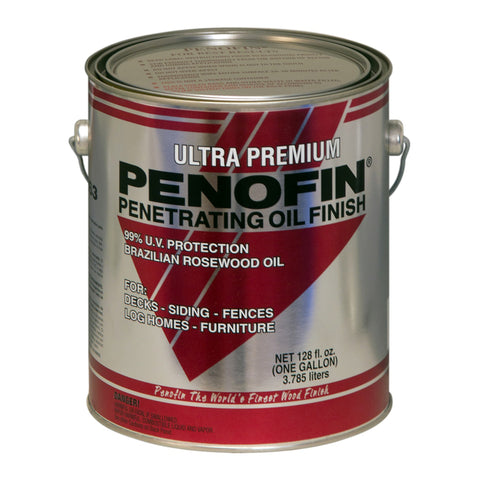 Penofin Ultra Premium Transparent Matte Redwood Oil-Based Penetrating Wood Stain 1 gal (Pack of 4)