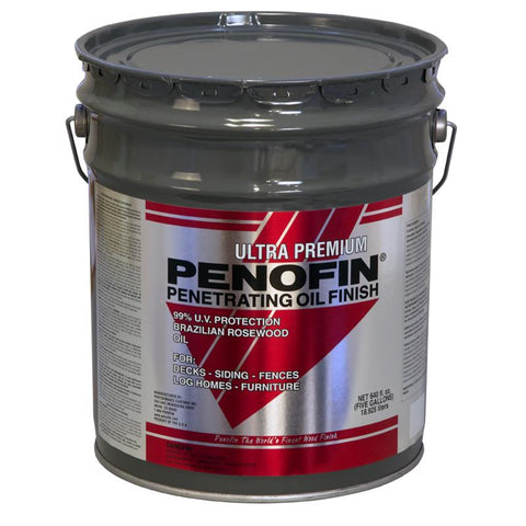 Penofin Ultra Premium Transparent Matte Western Red Cedar Oil-Based Penetrating Wood Stain 5 gal