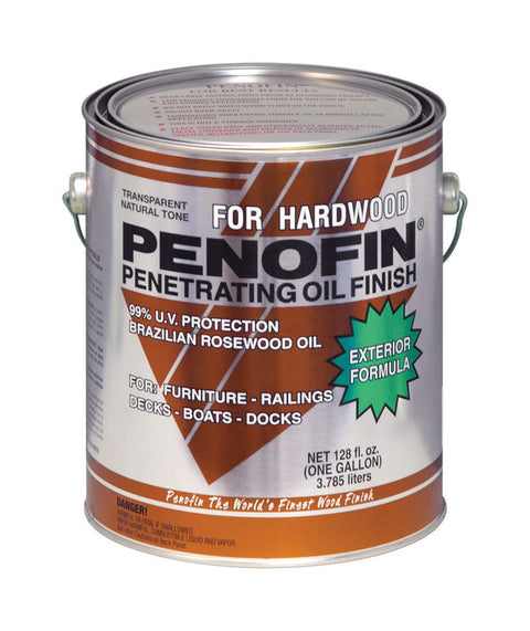 Penofin Transparent Matte Hardwood Oil-Based Stain 1 gal (Pack of 4)