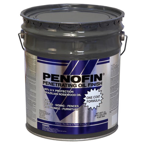 Penofin Transparent Matte Western Red Cedar Oil-Based Penetrating Wood Stain 5 gal