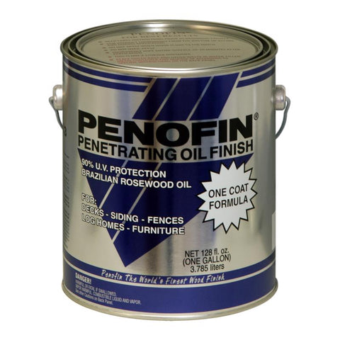 Penofin Semi-Transparent Matte Western Red Cedar Oil-Based Penetrating Wood Stain 1 gal (Pack of 4)