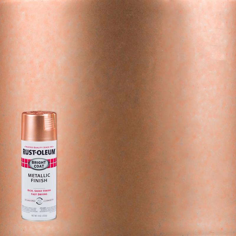Rust-Oleum Bright Coat Gloss Copper Spray Paint 11 oz (Pack of 6)