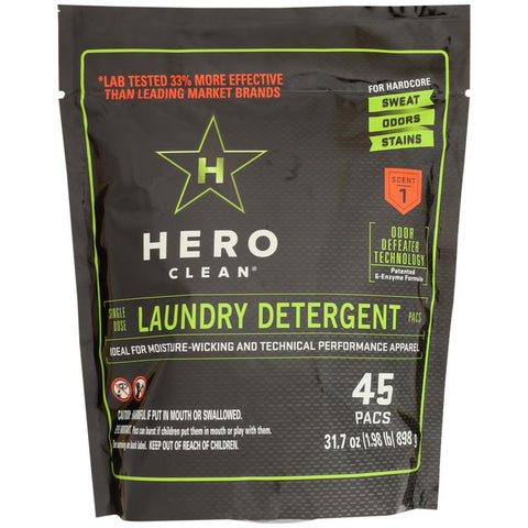 Hero Clean Juniper Scent Laundry Detergent Pod 45 pk (Pack of 4)