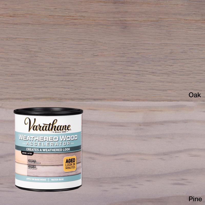 Varathane Gray Water-Based Weathered Wood Accelerator 1 qt (Pack of 2)