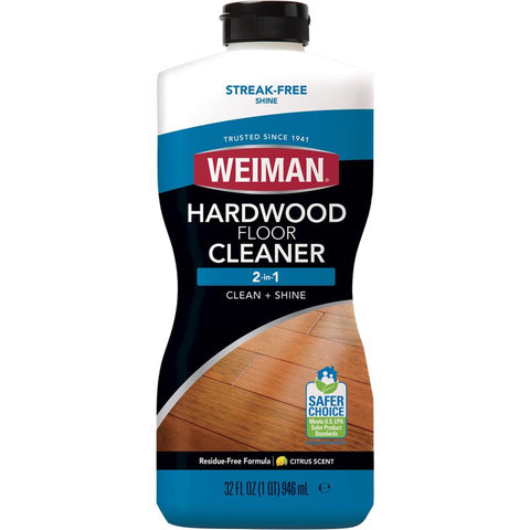 Weiman Professional Citrus Scent Hardwood Floor Cleaner Liquid 32 oz (Pack of 6)