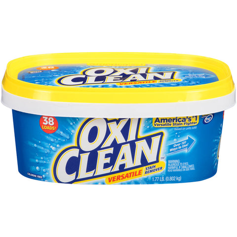 OxiClean No Scent Stain Remover Powder 1.77 lb (Pack of 4)