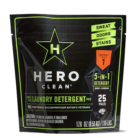 Hero Clean Juniper Scent Laundry Detergent Pod 25 pk (Pack of 6)