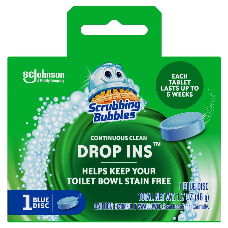 Scrubbing Bubbles Vanish No Scent Toilet Bowl Cleaner 1.7 oz Tablet