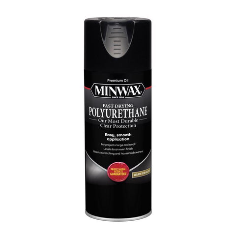 Minwax Semi-Gloss Clear Oil-Based Fast-Drying Polyurethane 11.5 oz (Pack of 6)