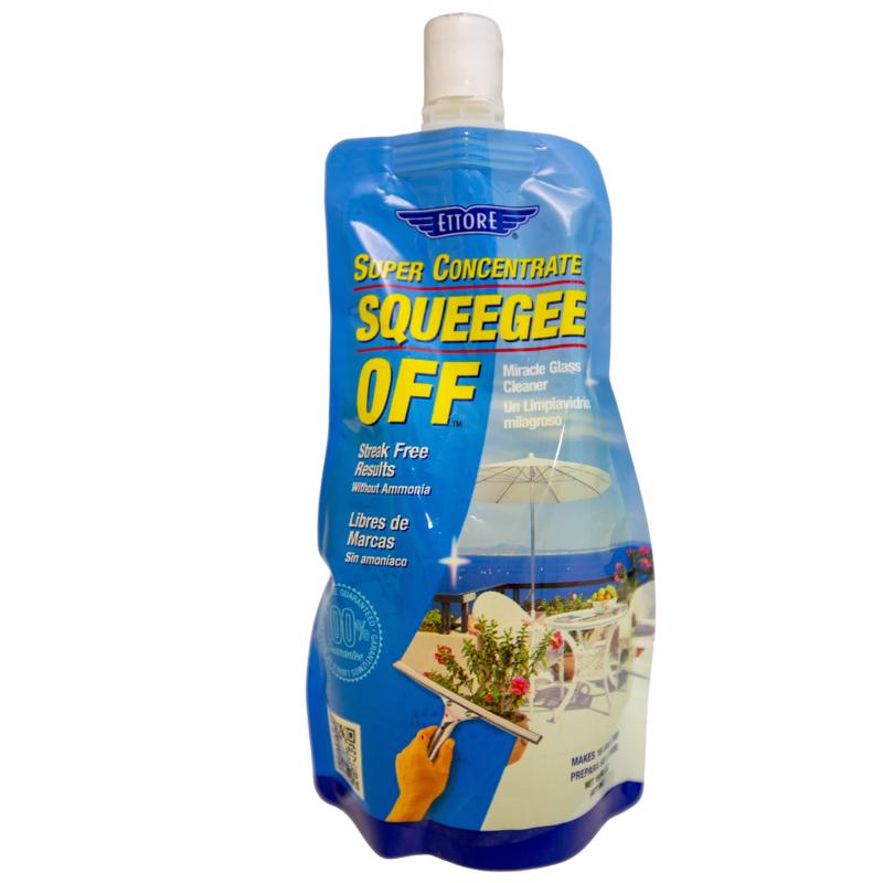 Limpiacristales líquido Ettore Squeege Off sin aroma de 16 oz