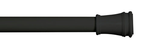 Kenney Black Traditional/Transitional Tension Rod 28 in. L X 48 in. L