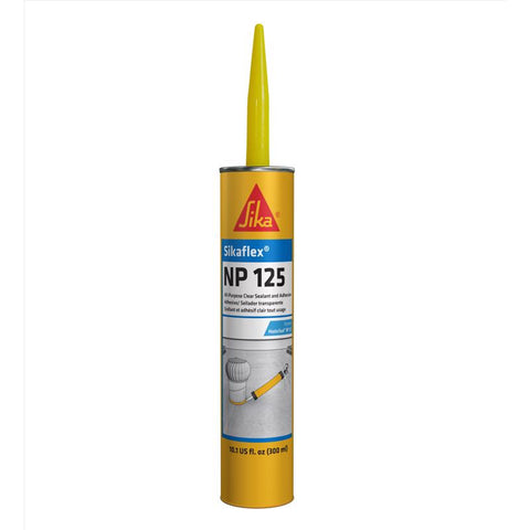 BASF MasterSeal NP 125 Clear Thermoplastic Rubber Adhesive 10.1 oz (Pack of 12)