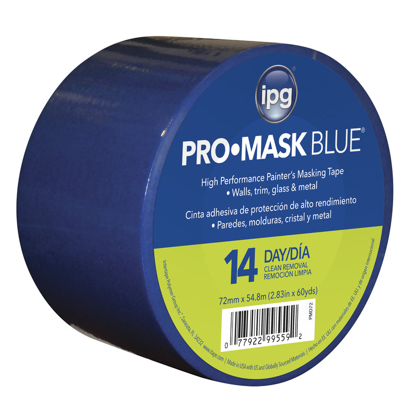 IPG 2.83 in. W X 60 yd L Blue Medium Strength Painter's Tape 1 pk