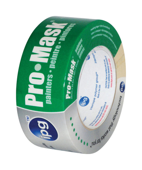IPG Pro-Mask 1.88 in. W X 60 yd L Beige Medium Strength Masking Tape 1 pk (Pack of 16)