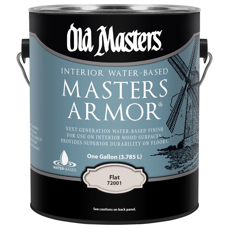 Old Masters Masters Armor Flat Clear Water-Based Floor Finish 1 gal (Pack of 2)