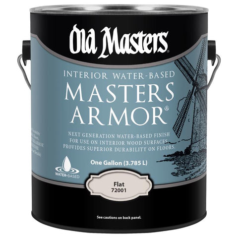 Old Masters Masters Armor Flat Clear Water-Based Floor Finish 1 gal (Pack of 2)