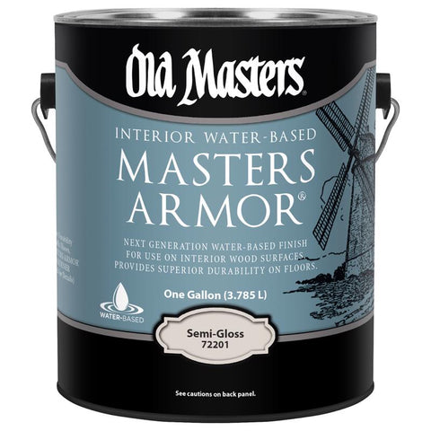 Old Masters Masters Armor Semi-Gloss Clear Water-Based Floor Finish 1 gal (Pack of 2)