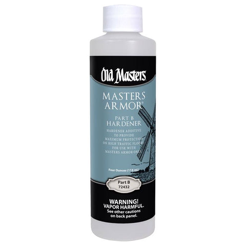 Old Masters Masters Armor Clear Water-Based Floor Finish 4 oz (Pack of 4)