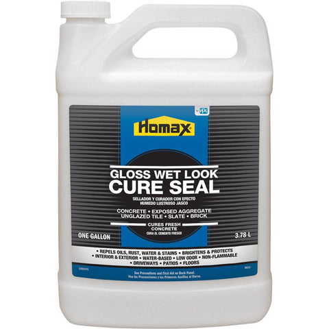 Homax Cure Seal Gloss Clear Water-Based Sealer 1 gal (Pack of 4)