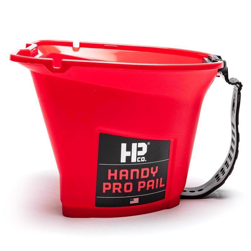 Cubeta de pintura Handy Pro Red de 1/2 gal