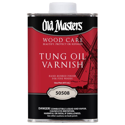 Old Masters Liquid Tung Oil Varnish 1 pt 1 pk (Pack of 6)