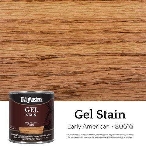 Old Masters Semi-Transparent Early American Oil-Based Alkyd Gel Stain 1/2 pt