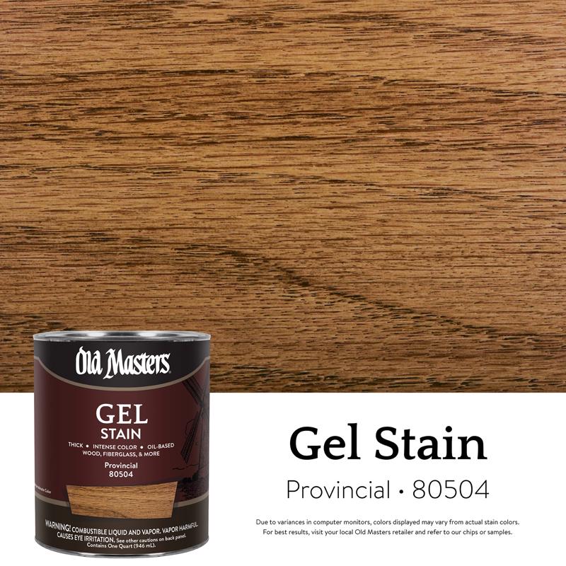 Old Masters Semi-Transparent Provincial Oil-Based Alkyd Gel Stain 1 qt
