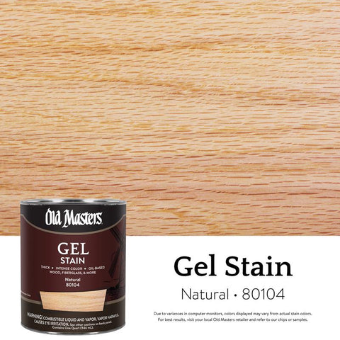 Old Masters Semi-Transparent Natural Oil-Based Alkyd Gel Stain 1 qt