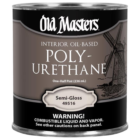 Old Masters Semi-Gloss Clear Oil-Based Polyurethane 0.5 pt
