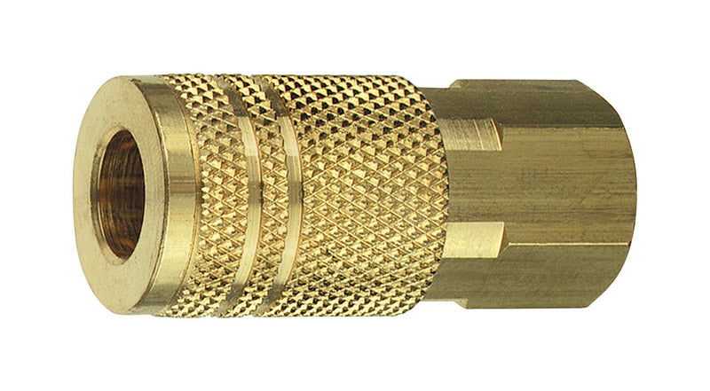 Amflo Brass 1/4 in. I/M Style Coupler 3/8 in. Female 1 pc (Pack of 10)