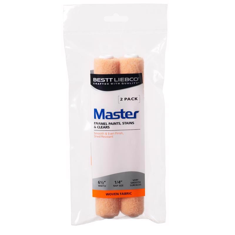 Bestt Liebco Master Woven Fabric 6-1/2 in. W X 1/4 in. Mini Paint Roller Cover 2 pk (Pack of 12)
