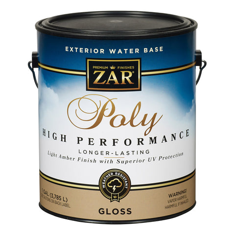 ZAR Gloss Light Amber Water-Based Polyurethane 1 gal (Pack of 2)