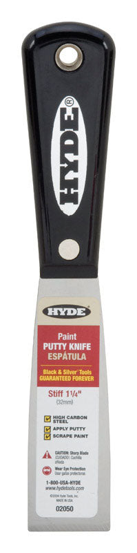 Hyde 1-1/4 in. W X 7-3/4 in. L Carbon Steel Stiff Putty Knife (Pack of 5)