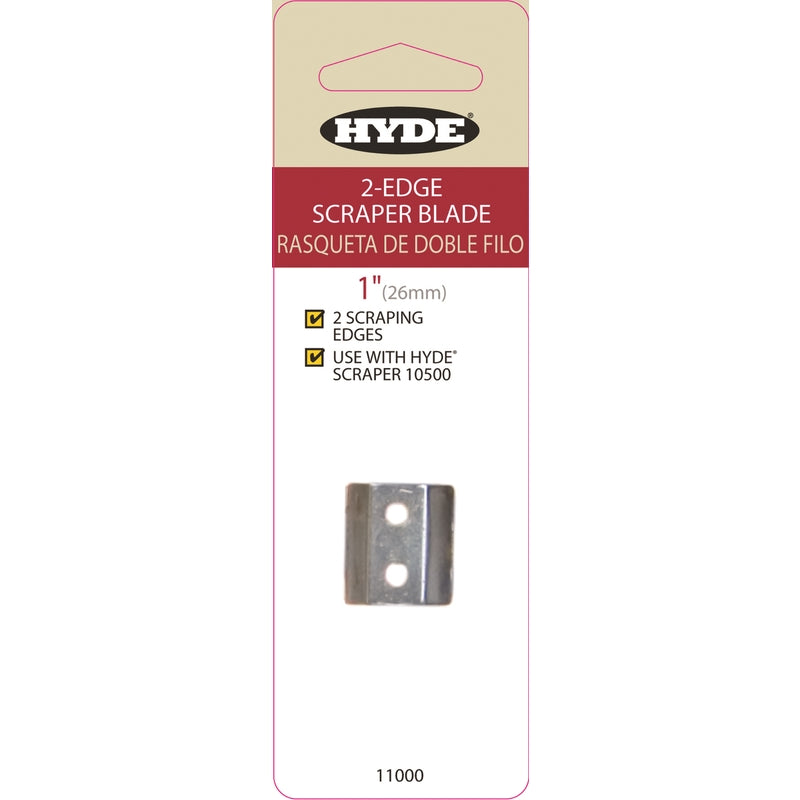 Hyde 1 in. W High Carbon Steel Double Edge Scraper Blade (Pack of 10)