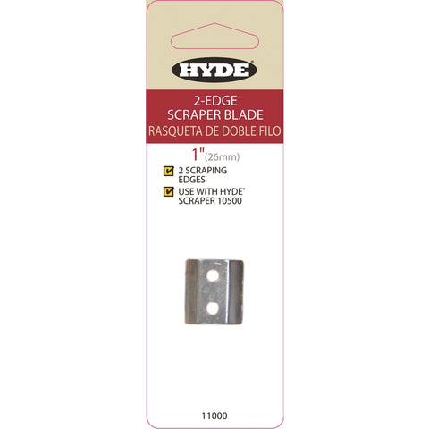 Hyde 1 in. W High Carbon Steel Double Edge Scraper Blade (Pack of 10)