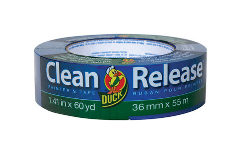 Duck Clean Release 1.41 in. W X 60 yd L Blue Medium Strength Painter's Tape 1 pk