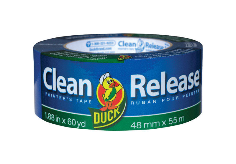 Duck Clean Release 1.88 in. W X 60 yd L Blue Medium Strength Painter's Tape 1 pk (Pack of 12)