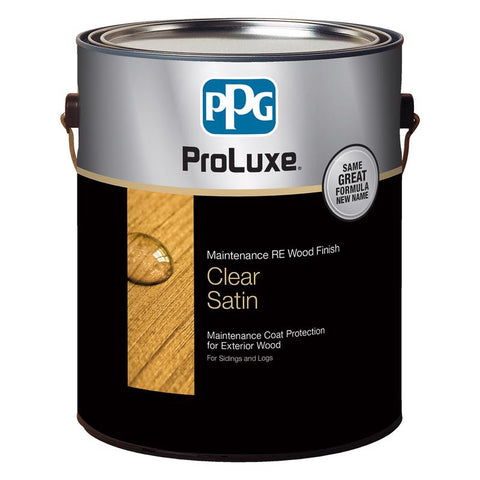 ProLuxe Maintenance RE Transparent Satin Clear Oil-Based Acrylic/Alkyd/Urethane Wood Protection 1 ga (Pack of 4)