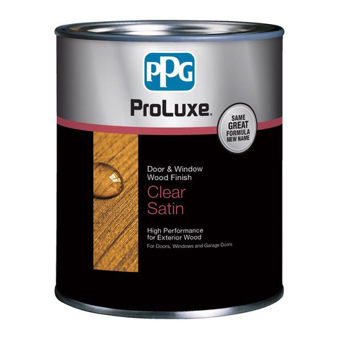 ProLuxe Door & Window Transparent Dark Oak Solvent-Based Wood Finish 1 qt