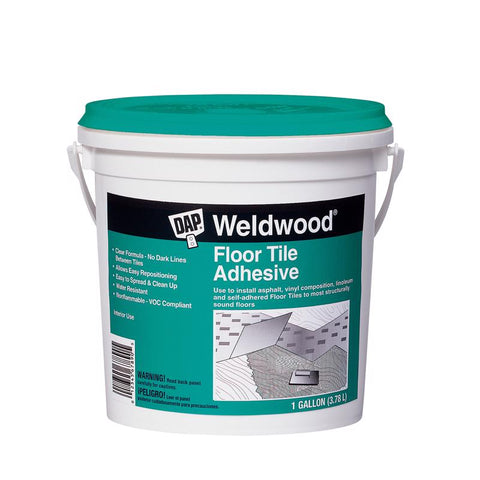 DAP Weldwood Floor Tile Adhesive 1 gal (Pack of 4)